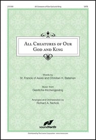 All Creatures of Our God and King SATB choral sheet music cover Thumbnail